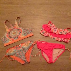 Girls justice bathing suits